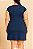 Vestido azul marinho com poá - Imagem 2
