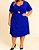 Vestido azul mangas - Imagem 1