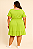 Vestido verde neon de mangas - Imagem 3