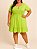 Vestido verde neon de mangas - Imagem 1