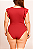 Body Vermelho manga com babadinho - Imagem 2