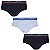 Cueca Lupo Slip Kit com 3 Unidades - Algodão com Elastano (Adulto) - 00524-089 - Imagem 3