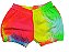 CONJUNTO BODY FRU-FRU E SHORTS TIE DIE VERMELHO E AMARELO - Imagem 3