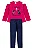 CONJUNTO INFANTIL MENINA MEIA ESTAÇÃO CAHORRINHOS FOREVER PINK - TAMANHO 2 AO 10 - Imagem 1