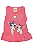 CONJUNTO MENINA BLUSINHA  REGATA ROSA  SILK GIRAFA C/ GLITTER  C/ BERMUDA FLORIDA- TAMANHO 1 AO 8 - Imagem 4