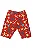 CONJUNTO MENINA BLUSINHA REGATA BRANCA C/ SILK  GATINHA SEREIA  BERMUDA VERMELHO C/ESTRELA DO MAR - TAMANHO 1 AO 8 - Imagem 2