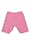 CONJUNTO MENINA BLUSINHA  CINZA MANGA CURTA  C/ BABADINHO SILK COELHO C/ ÓCULOS  C/ BERMUDA ROSA  - TAMANHO 1 AO 8 - Imagem 3