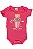 CONJUNTO MENINA BODY ROSA MANGA CURTA SILK GATINHO C/ GLITTER C/ SHORTS - TAMANHO P AO G - Imagem 2