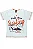 CONJUNTO MENINO CAMISETA BRANCA SILK SURFING SHARK  C/ BERMUDA LISTRA - TAMANHO 1 AO 8 - Imagem 4