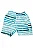 CONJUNTO MENINO CAMISETA VERDE C/ SILK BROOKLY C/ BERMUDA BRANCA COM LISTRAS - TAMANHO 1 AO 8 - Imagem 3