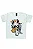 CONJUNTO MENINO CAMISETA BRANCA SILK DE DINOSSAURO REX DE ÓCULOS C/ BERMUDA PRETA - TAMANHO 1 AO 8 - Imagem 4