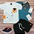 CONJUNTO MENINO CAMISETA BRANCA SILK MONSTER E ELEFANTE C/ BERMUDA PRETA- TAMANHO 1 AO 8 - Imagem 2
