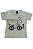 CONJUNTO MENINO CAMISETA CINZA SILK DE CAMINHÃO COM GLITTER C/ BERMUDA AZUL - TAMANHO 1 AO 8 - Imagem 3