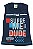 CONJUNTO MENINO CAMISETA REGATA AZUL ESCURO C/ SILK SUPRE ME DUDE C/ BERMUDA CINZA- TAMANHO 1 AO 8 - Imagem 3