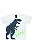 CONJUNTO MENINO CAMISETA BRANCA SILK DE DINOSAURO AZUL C/ BERMUDA AZUL MARINHO- TAMANHO 1 AO 8 - Imagem 2