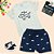 CONJUNTO MENINO WOOF WOFF  SILK DE CACHORRO/ BERMUDA TAMANHO P AO GG - Imagem 1