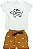 CONJUNTO MENINO WOOF WOFF  SILK DE CACHORRO/ BERMUDA TAMANHO P AO GG - Imagem 1
