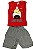 CONJUNTO MENINO REGATA DOG COOL DUDE  / BERMUDA - TAMANHO P AO G - Imagem 1