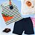 CONJUNTO MENINO REGATA DINO ORANGE  / BERMUDA  - TAMANHO P AO G - Imagem 2