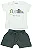CONJUNTO MENINO COM SILK TENNIS C/ BERMUDA  TAMANHO P AO GG - Imagem 1