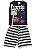 CONJUNTO MENINO TURIST GIRAFFE  SILK DE GIRAFA/ BERMUDA TAMANHO P AO GG - Imagem 1