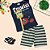 CONJUNTO MENINO TURIST GIRAFFE  SILK DE GIRAFA/ BERMUDA TAMANHO P AO GG - Imagem 2