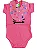 CONJUNTO BODY RIBANA ROSA COM SILK HELLO WORLD E BABADOR - TAMANHO P AO GG - Imagem 3