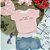 CONJUNTO BODY RIBANA ROSA  COM SILK GATINHA E BABADOR - TAMANHO P AO GG - Imagem 1