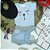 CONJUNTO BODY RIBANA  AZUL COM SILK GATINHA E BABADOR - TAMANHO P AO GG - Imagem 1