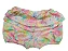 CONJUNTO DE SHORTS TIE DIE ROSA COM TIARA TAMANHO 3 A 12 MESES - Imagem 4
