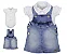 CONJUNTO JARDINEIRA C/ BODY MI 2257 - TAMANHO 2-4 MESES - Imagem 3