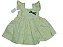 VESTIDO GOLA QUADRADA RODADO TAMANHO GG - 9 A 12 MESES - Imagem 1