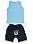 Conjunto Menino shorts e camiseta regata urso  Tamanho 03 - Imagem 3