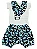TRIJUNTO DE BODY HELLO PANDA COM SHORTS SARUEL E BABADOR TAMANHO P AO 12 MESES - Imagem 4