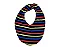 TRIJUNTO DE BODY AZUL COM SILK DE URSO COM SHORTS SARUEL E BABADOR TAMANHO P A 12 MESES - Imagem 3