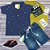 CAMISA POLO FAROL 2289  AZUL TAMANHO DO 1 AO 8 - Imagem 2