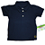 CAMISETA POLO AZUL ESCURO LISA TAMANHO 1 AO 8 - Imagem 1
