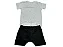 CONJUNTO CAMISETA COM SILK DE URSINHO E SHORTS SARUEL COM DETALHE DE ZIPER FALSO - P AO GG - Imagem 2
