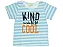 Conjunto Menino Shorts e camiseta Kind in the new cool - Tamanho P ao GG - Imagem 3