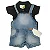 JARDINEIRA JEANS MASC. ALLISON 2259 - TAMANHOS P AO 8 - Imagem 2