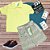 BERMUDA MENINO DE SARJA CINZA CLARO  ESTAMPADO - COM BOLSO LATERAL TAMANHO 1 AO 8 - Imagem 5
