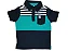 CAMISETA POLO LISTRADA DE MALHA TAMANHO 2 AO 8 - Imagem 3