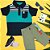 CAMISETA POLO LISTRADA DE MALHA TAMANHO 2 AO 8 - Imagem 2