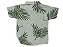 CAMISA MENINO FLORAL DE MALHA COR CINZA FUNDO COM FOLHAS DIVERSAS - TAMANHO 2 À 8 - Imagem 4