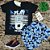 Conjunto Menino shorts e camiseta Play 6 to win  Tamanho 1 ao 8 - Imagem 1