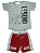 Conjunto Menino shorts e camiseta Legend Dino coll  Tamanho 02 ao 8 - Imagem 2