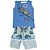 Conjunto Menino shorts e camiseta regata Camaleão strong  Tamanho 2 ao 8 - Imagem 1