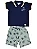 Conjunto Menino shorts e camiseta polo Ocean Tamanho 1 ao 8 - Imagem 2