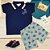 Conjunto Menino shorts e camiseta polo Ocean Tamanho 1 ao 8 - Imagem 1