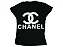 BLUSINHA BABY LOOK  MENINA CHANNEL COM PEROLAS - TAMANHO 2 AO 8 - Imagem 1